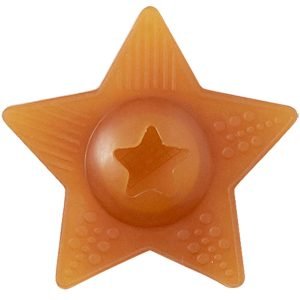 Hevea Natural Rubber Star Treat Dog Toy