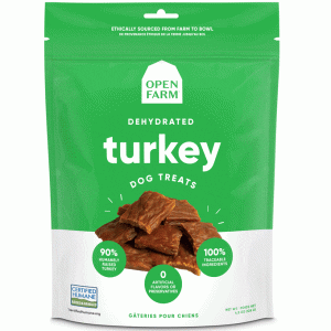 Open Farm Dehydrated Turkey Dog Treats - 4.5oz
