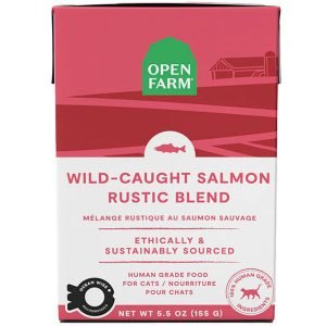Open Farm Rustic Blend Wild-Caught Salmon Wet Cat Food - 5.5oz